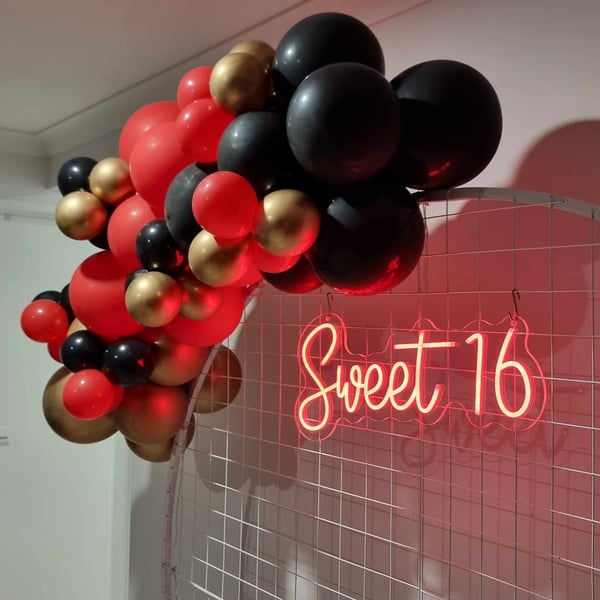 Balloon Garland Customize Your Backdrop with Party Colours Pimp Your